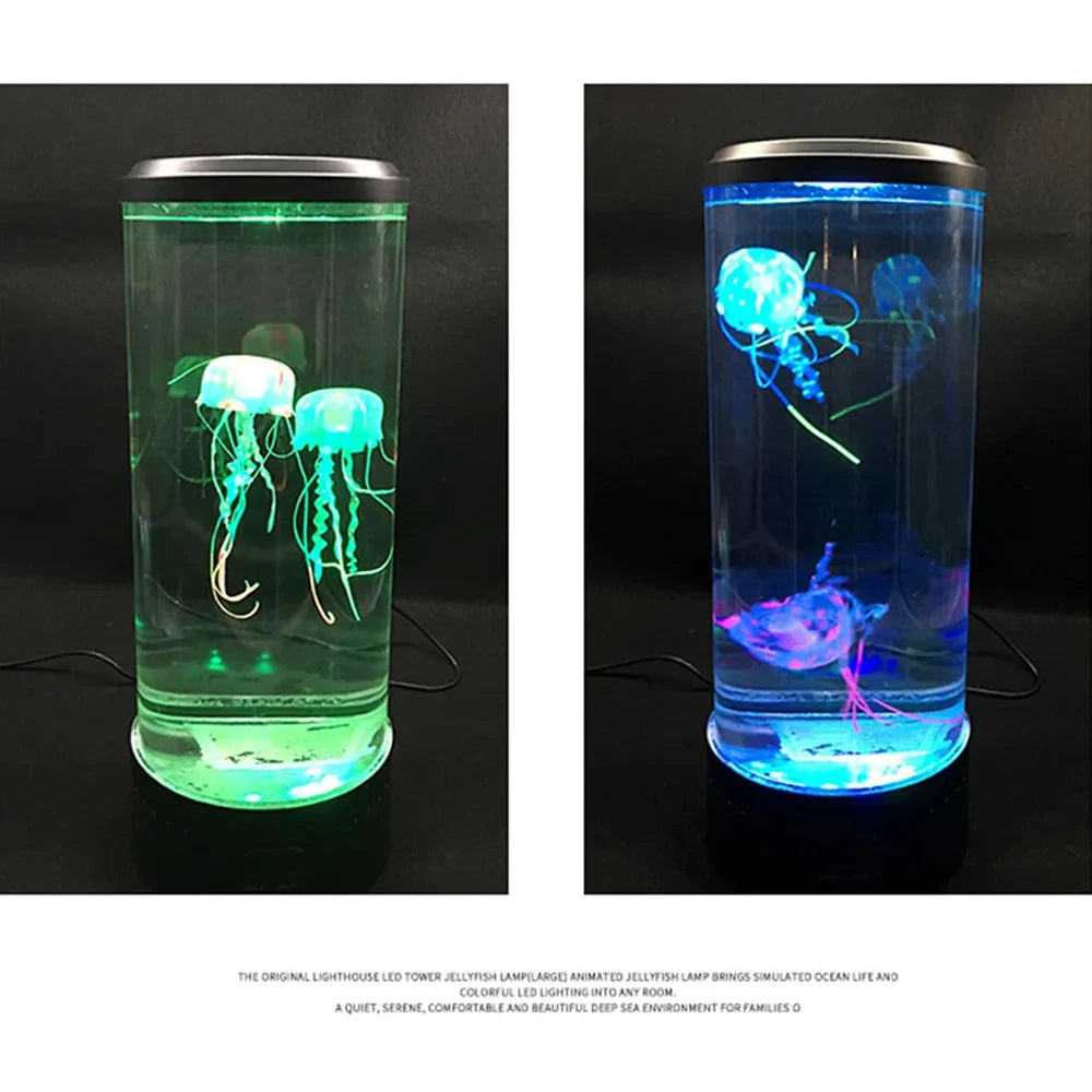 Color Changing Jellyfish Lamp Usb/Battery Powered