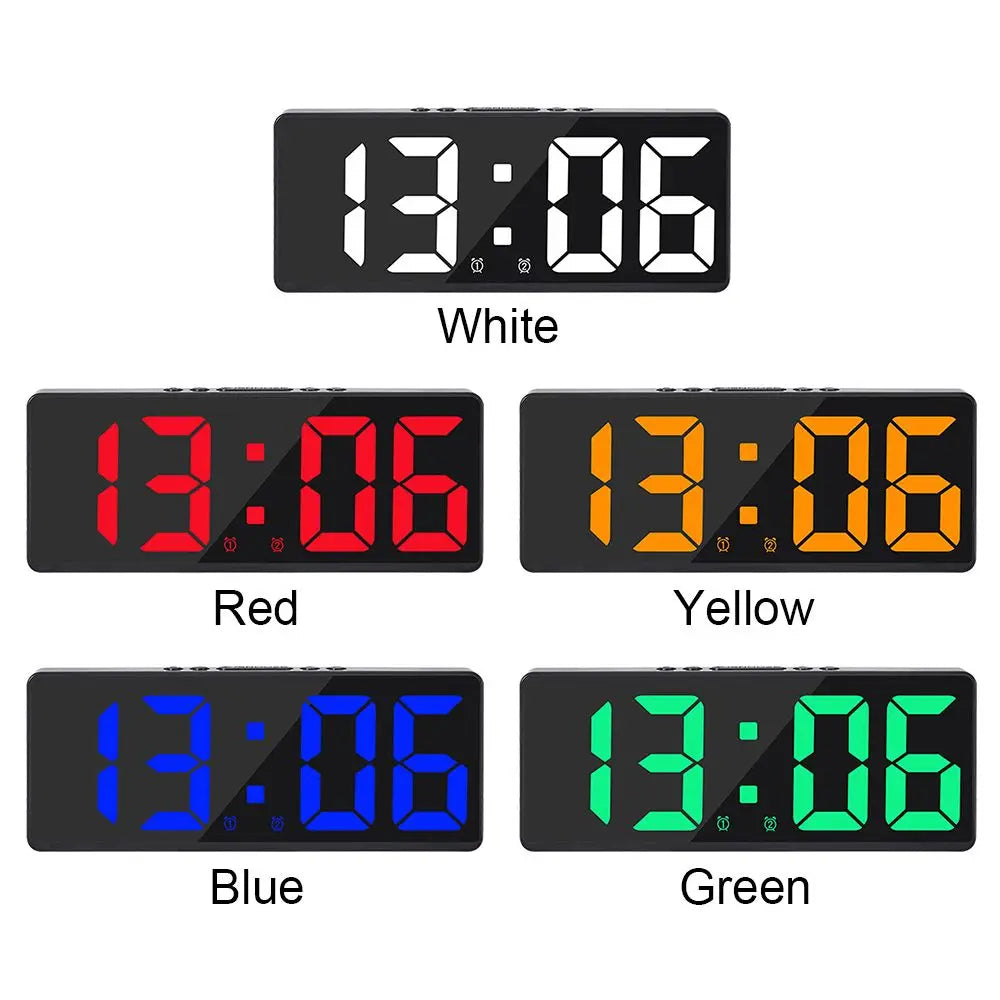 LED Digital Electronic Clock Backlight Large Number