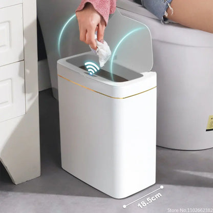 15/18L Smart Sensor Trash Can Garbage Bucket Waterproof