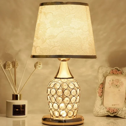 European-Style Crystal Table Lamp Ins Simple Modern