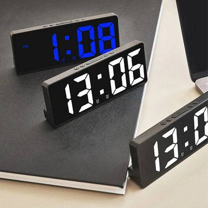 LED Digital Electronic Clock Backlight Large Number